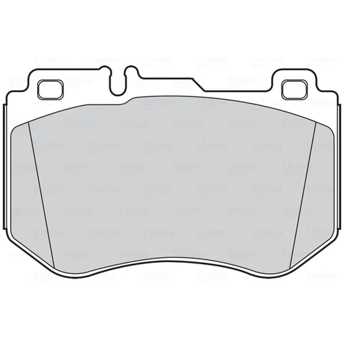 Sada brzdových platničiek kotúčovej brzdy 302274 /VALEO/ - obr. 1