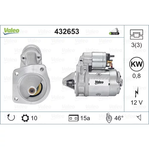 Štartér VALEO 432653