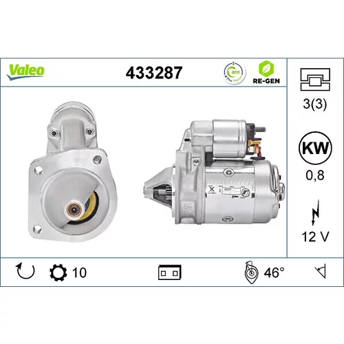 Štartér VALEO 433287