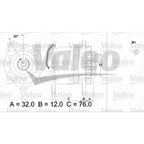 Alternátor 436532 /VALEO/ - obr. 1