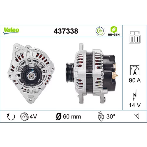 Alternátor VALEO 437338