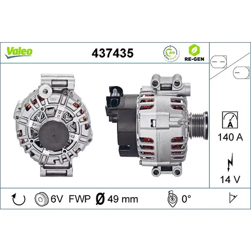 Alternátor VALEO 437435
