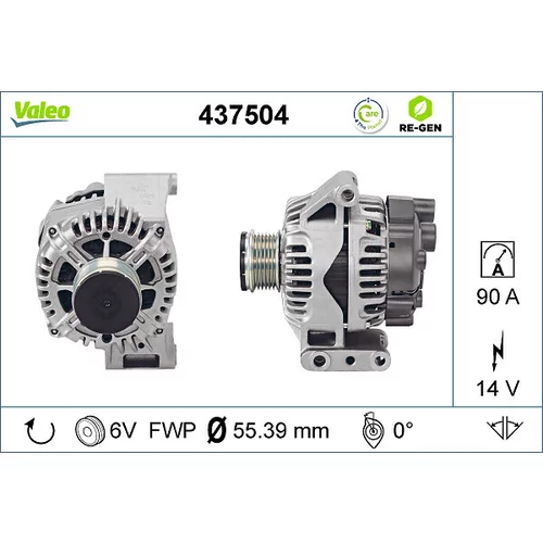 Alternátor VALEO 437504