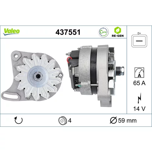 Alternátor VALEO 437551
