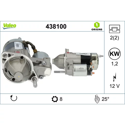 Štartér VALEO 438100