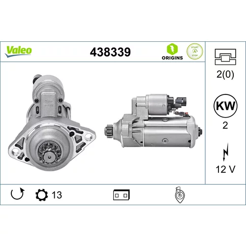 Štartér VALEO 438339