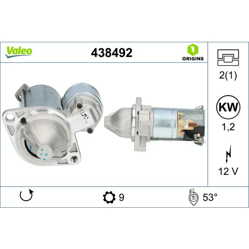 Štartér VALEO 438492