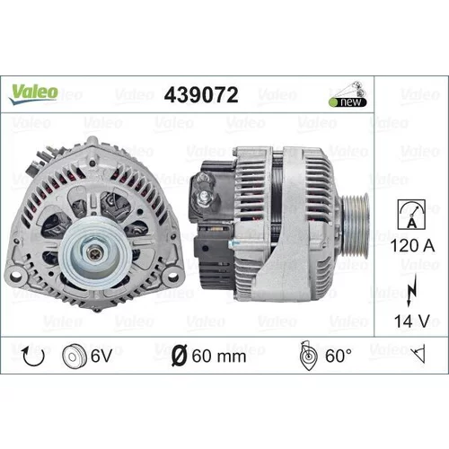 Alternátor VALEO 439072