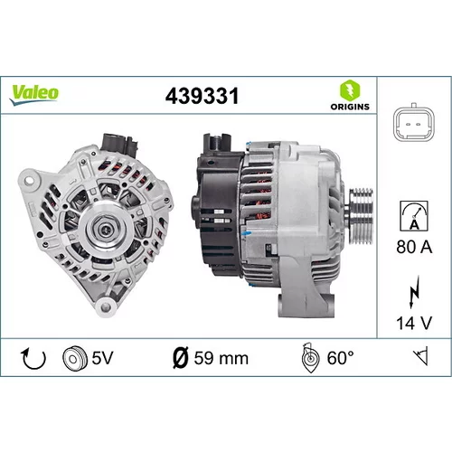 Alternátor VALEO 439331