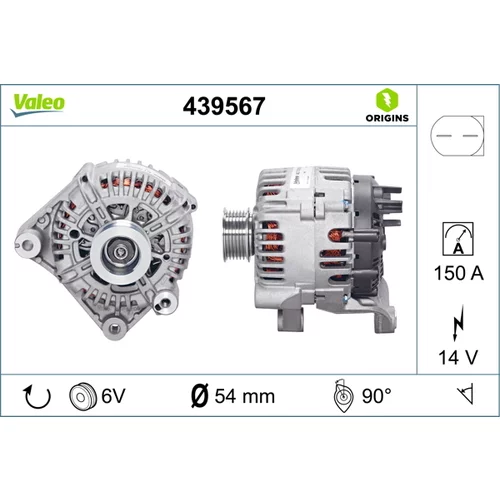 Alternátor VALEO 439567