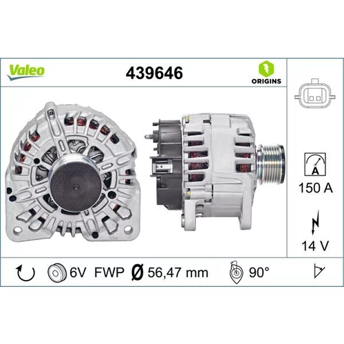 Alternátor VALEO 439646