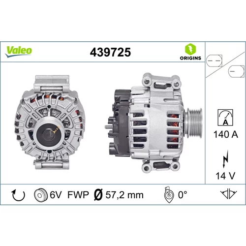 Alternátor VALEO 439725