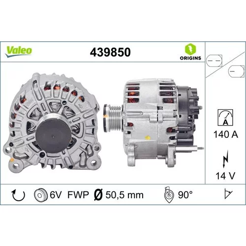 Alternátor VALEO 439850