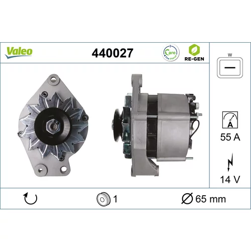 Alternátor 440027 /VALEO/