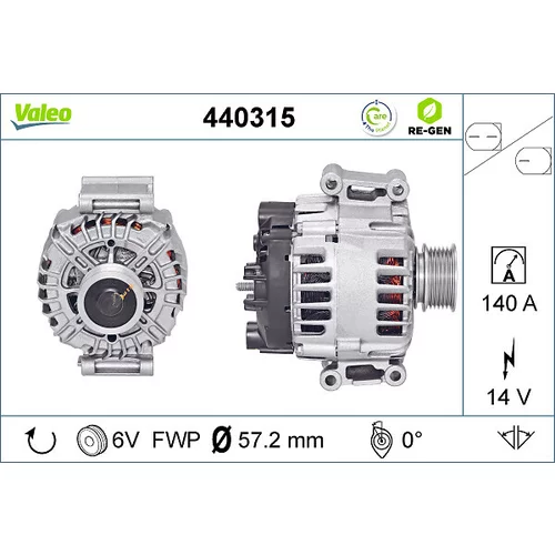 Alternátor VALEO 440315