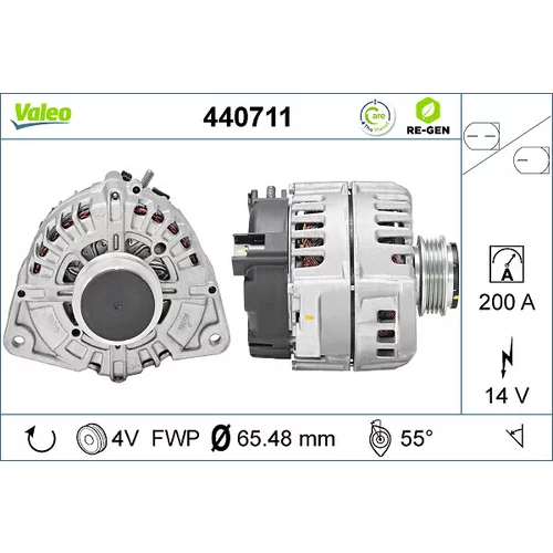 Alternátor 440711 /VALEO/