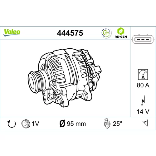 Alternátor VALEO 444575