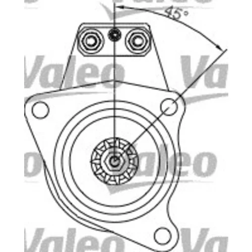 Štartér 455546 /VALEO/ - obr. 1