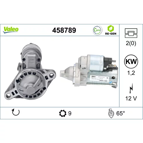 Štartér VALEO 458789