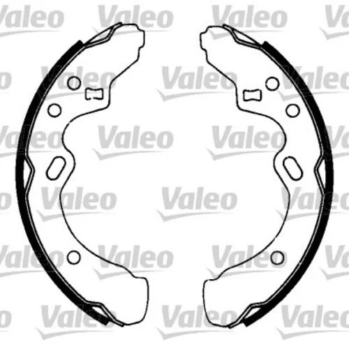 Sada brzdových čeľustí 562703 /VALEO/ - obr. 1