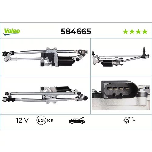 Motor stieračov VALEO 584665