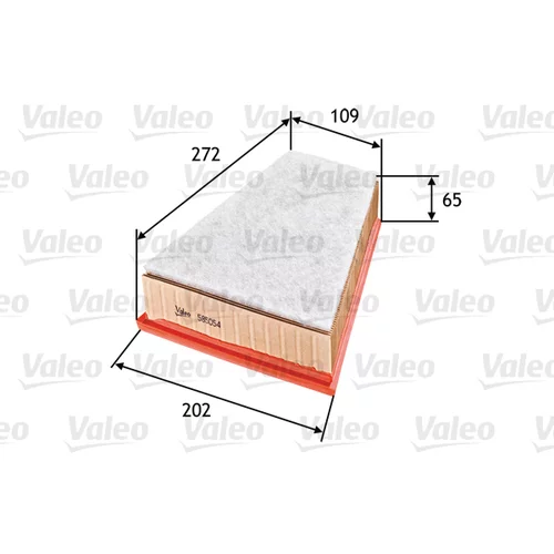 Vzduchový filter VALEO 585054