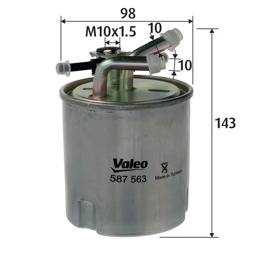 Palivový filter VALEO 587563