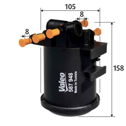 Palivový filter VALEO 587948