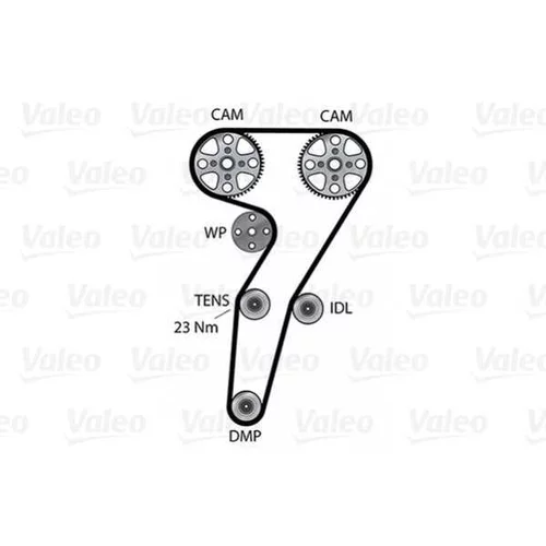 Vodné čerpadlo + sada ozubeného remeňa 614614 /VALEO/ - obr. 1