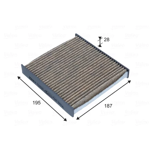 Filter vnútorného priestoru VALEO 701035