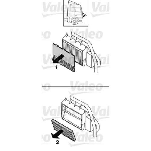 Filter vnútorného priestoru VALEO 716029