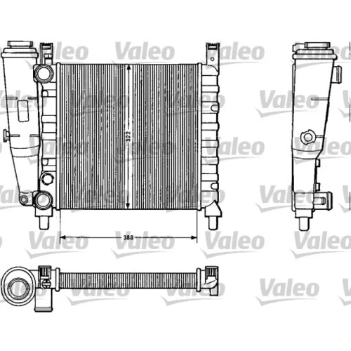 Chladič motora VALEO 883812
