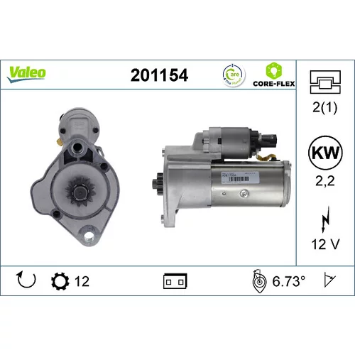 Štartér VALEO 201154