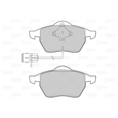 Sada brzdových platničiek kotúčovej brzdy 301049 /VALEO/ - obr. 1