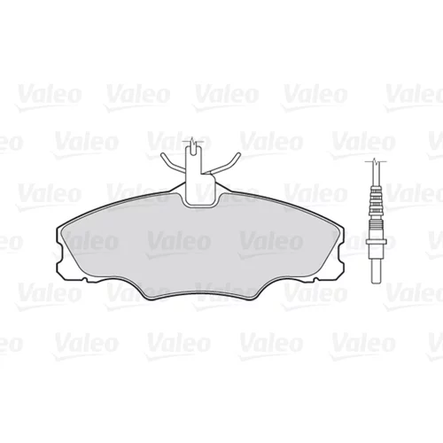 Sada brzdových platničiek kotúčovej brzdy 301068 /VALEO/ - obr. 1