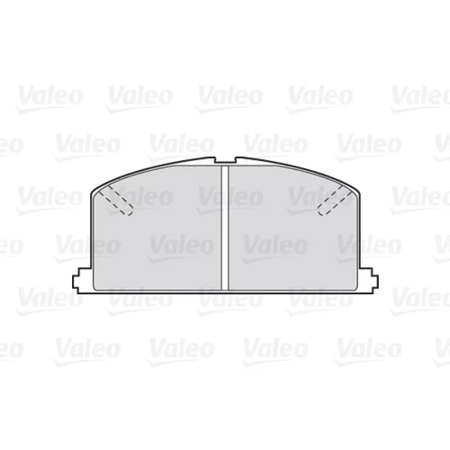 Sada brzdových platničiek kotúčovej brzdy 301266 /VALEO/ - obr. 1