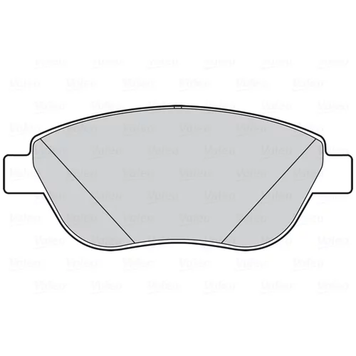 Sada brzdových platničiek kotúčovej brzdy 301698 /VALEO/ - obr. 1