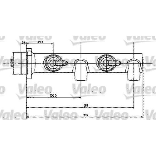 Hlavný brzdový valec VALEO 350450