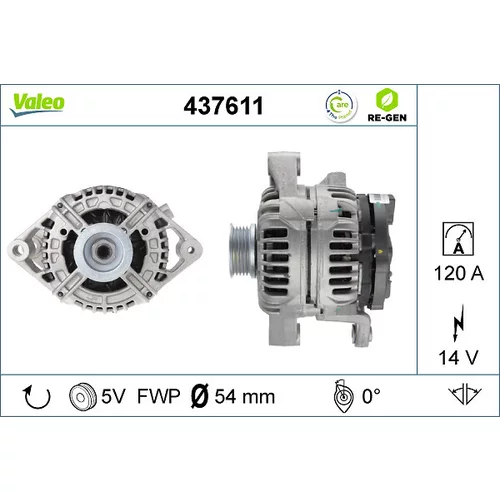 Alternátor VALEO 437611