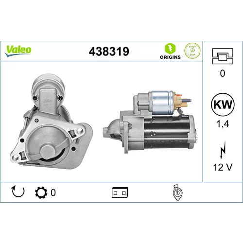 Štartér VALEO 438319