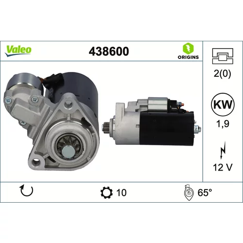 Štartér VALEO 438600