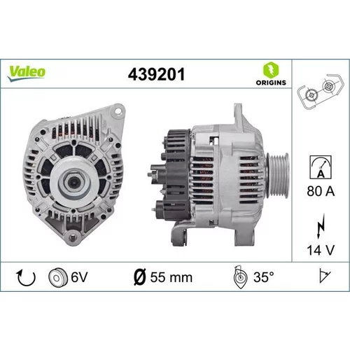 Alternátor VALEO 439201