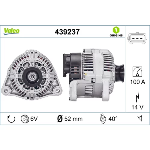 Alternátor VALEO 439237