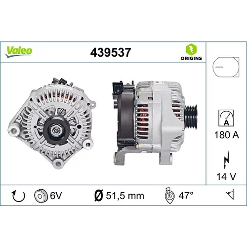 Alternátor VALEO 439537