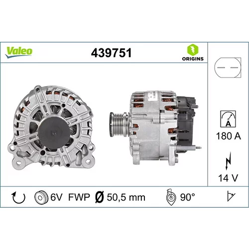 Alternátor VALEO 439751