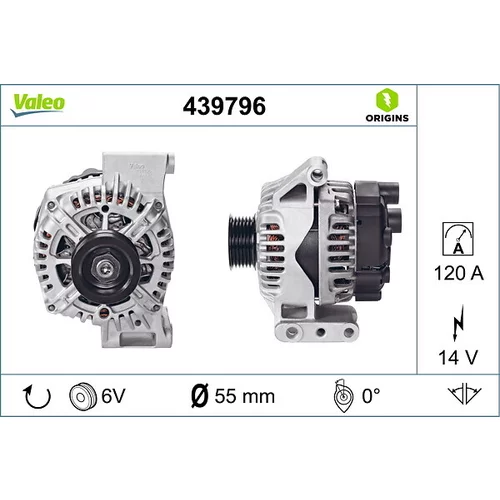 Alternátor VALEO 439796
