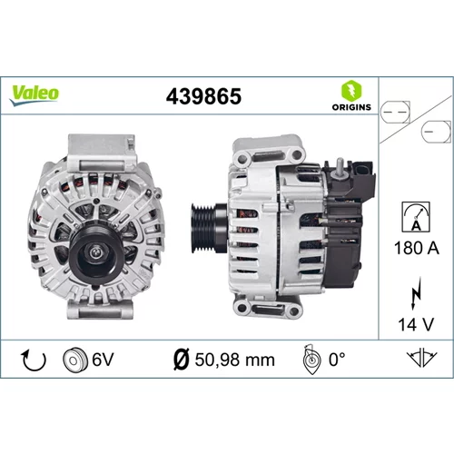 Alternátor VALEO 439865