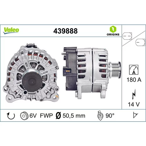 Alternátor VALEO 439888