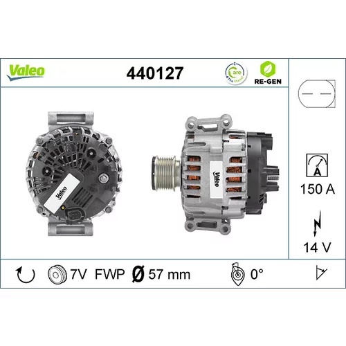 Alternátor VALEO 440127