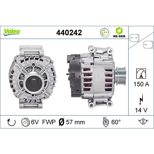 Alternátor VALEO 440242